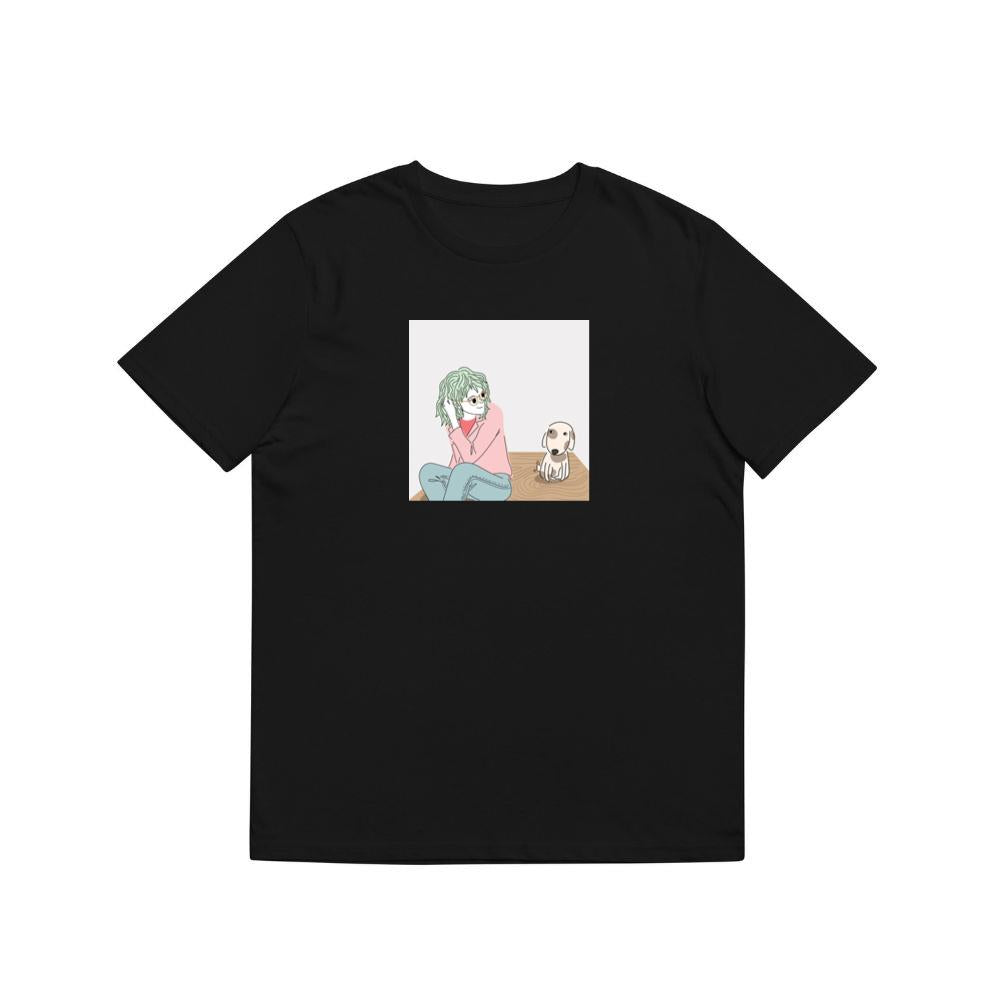lazy girl with her dog T-Shirts